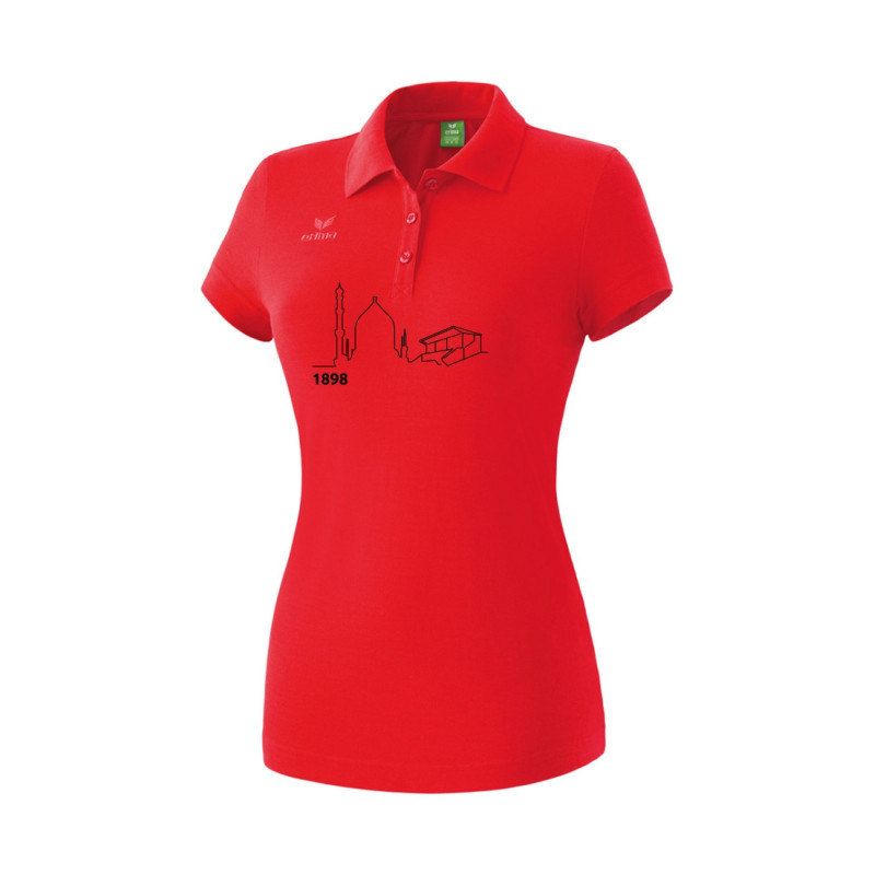 Poloshirt rot (Damen)