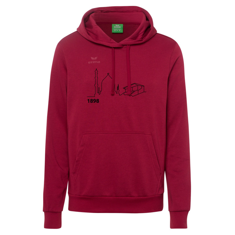 Kapuzensweat bordeaux (Kinder)