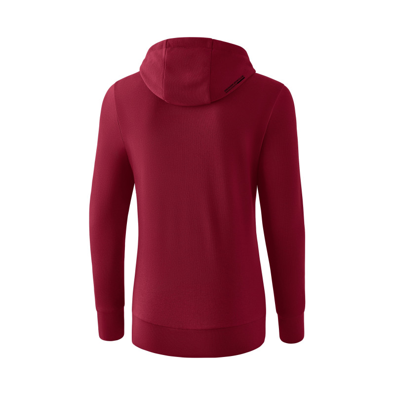 Kapuzensweat bordeaux (Damen)