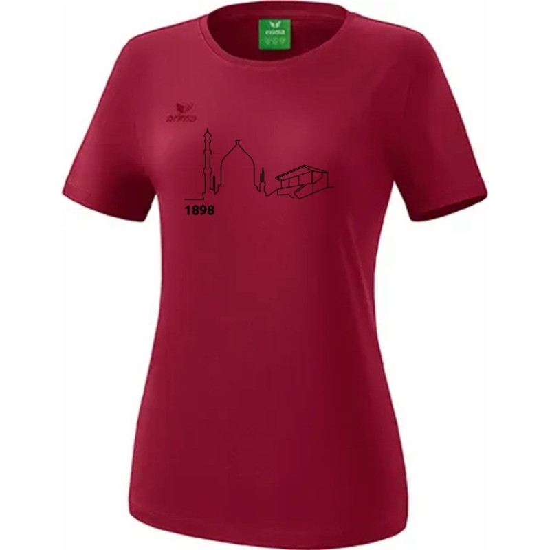 T-Shirt bordeaux (Damen)